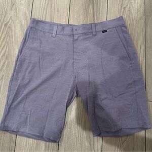 Travis Mathew Beck Short 9.5" Medium Purple Men's Size 34 Like New